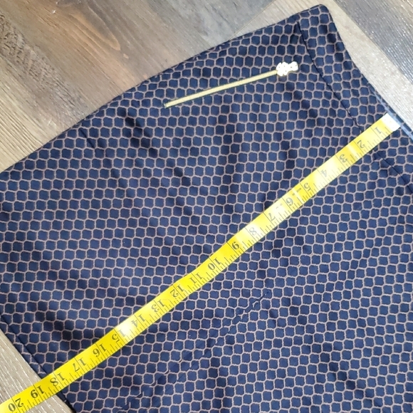 Bobby Jones Blue and Gold Mini Pencil Skorts - Picture 4 of 9